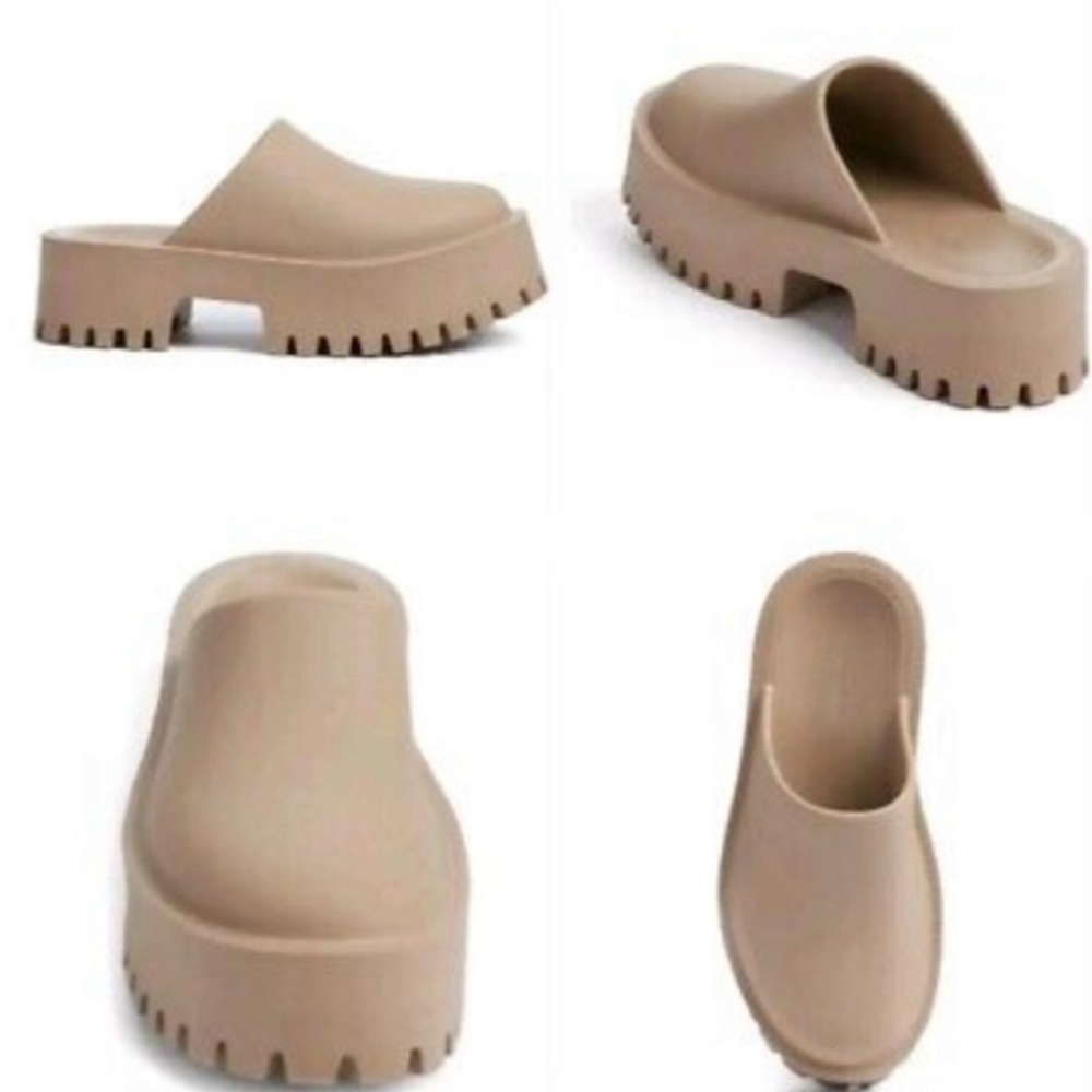 Jeffrey Campbell Tan Mules